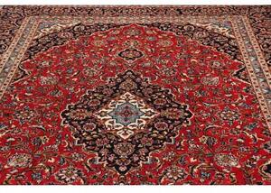 Tappeto Ardakan Medaglione Floreale Rosso Blu Scuro 245x360 Cm