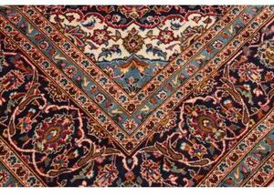Tappeto Ardakan Medaglione Floreale Rosso Blu Scuro 250x370 Cm