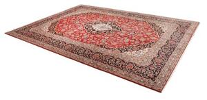 Tappeto Ardakan Medaglione Floreale Rosso Blu Scuro 250x342 Cm