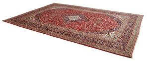 Tappeto Ardakan Medaglione Floreale Rosso Blu Scuro 250x370 Cm
