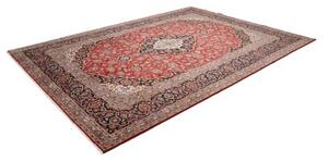 Tappeto Ardakan Medaglione Floreale Rosso Blu Scuro 250x342 Cm