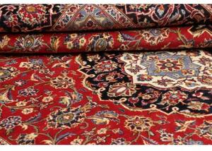Tappeto Ardakan Medaglione Floreale Rosso Blu Scuro 250x342 Cm