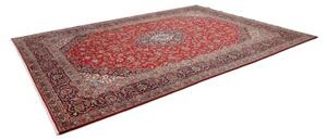 Tappeto Ardakan Medaglione Floreale Rosso Blu Scuro 305x405 Cm