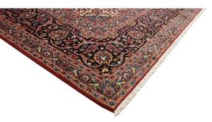 Tappeto Ardakan Medaglione Floreale Rosso Blu Scuro 293x385 Cm