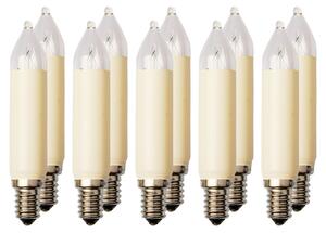 Candela di ricambio 16V/4W E14 avorio - Lampada a candela 4W 16V E14 chiaro 905007