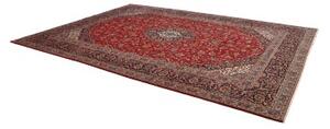 Tappeto Ardakan Medaglione Floreale Rosso Blu Scuro 305x405 Cm