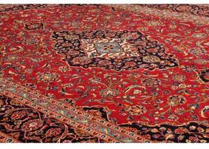Tappeto Ardakan Medaglione Floreale Rosso Blu Scuro 250x360 Cm