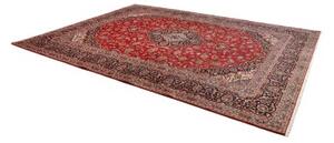 Tappeto Ardakan Medaglione Floreale Rosso Blu Scuro 293x385 Cm