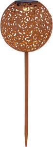 Luce solare giardino globo ruggine modello lampada solare luce esterna solare 33743R