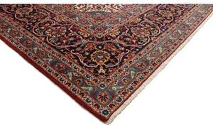 Tappeto Ardakan Medaglione Floreale Rosso Blu Scuro 305x405 Cm