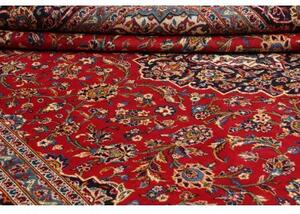 Tappeto Ardakan Medaglione Floreale Rosso Blu Scuro 305x405 Cm