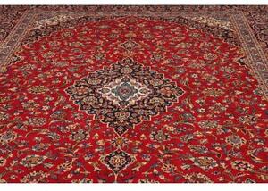 Tappeto Ardakan Medaglione Floreale Rosso Blu Scuro 300x400 Cm