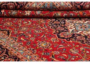 Tappeto Ardakan Medaglione Floreale Rosso Blu Scuro 250x360 Cm
