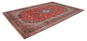 Tappeto Ardakan Medaglione Floreale Rosso Blu Scuro 245x358 Cm
