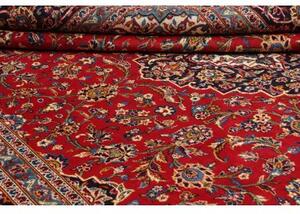 Tappeto Ardakan Medaglione Floreale Rosso Blu Scuro 300x400 Cm