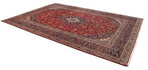 Tappeto Ardakan Medaglione Floreale Rosso Blu Scuro 245x358 Cm