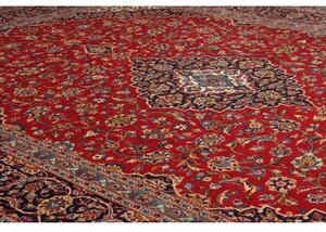 Tappeto Ardakan Medaglione Floreale Rosso Blu Scuro 300x400 Cm