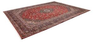 Tappeto Ardakan Medaglione Floreale Rosso Blu Scuro 293x385 Cm