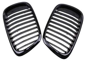 Griglia anteriore per BMW Serie 5 (E39) - Griglia a "reni" - Plastica ABS - Nero lucido - Modelli prodotti dal 1997 al 2003