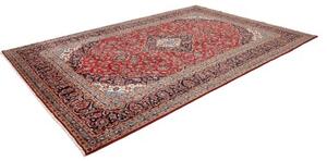 Tappeto Ardakan Medaglione Floreale Rosso Blu Scuro 244x365 Cm