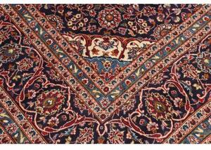 Tappeto Ardakan Medaglione Floreale Rosso Blu Scuro 245x358 Cm