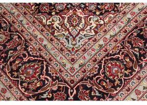 Tappeto Ardakan Medaglione Floreale Rosso Blu Scuro 243x355 Cm