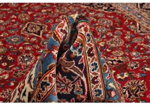Tappeto Ardakan Medaglione Floreale Rosso Blu Scuro 244x365 Cm