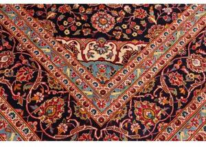Tappeto Ardakan Medaglione Floreale Rosso Blu Scuro 250x360 Cm
