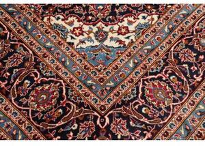Tappeto Ardakan Medaglione Floreale Rosso Blu Scuro 244x365 Cm