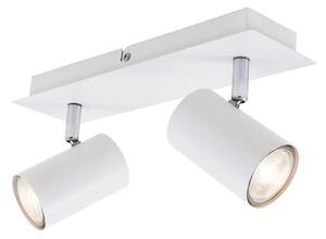 Briloner 2857-026 - Faretto SPOT 2xGU10/40W/230V bianco