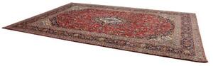 Tappeto Ardakan Medaglione Floreale Rosso Blu Scuro 300x423 Cm