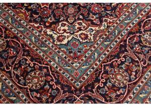 Tappeto Ardakan Medaglione Floreale Rosso Blu Scuro 256x373 Cm