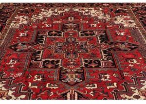 Tappeto Gorawan Stilizzato Rosso Blu Scuro 247x310 Cm