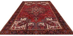 Tappeto Gorawan Stilizzato Rosso Blu Scuro 250x336 Cm