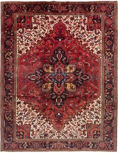 Tappeto Gorawan Stilizzato Rosso Blu Scuro 248x315 Cm