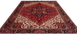 Tappeto Gorawan Stilizzato Rosso Blu Scuro 248x315 Cm