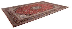 Tappeto Ardakan Medaglione Floreale Rosso Blu Scuro 300x423 Cm