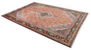 Tappeto Ardabil Stilizzato Rosso Mattone Blu Scuro 200x290 Cm