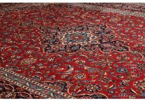 Tappeto Ardakan Medaglione Floreale Rosso Blu Scuro 256x373 Cm
