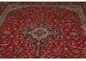 Tappeto Ardakan Medaglione Floreale Rosso Blu Scuro 256x373 Cm