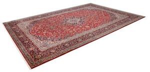 Tappeto Ardakan Medaglione Floreale Rosso Blu Scuro 256x373 Cm