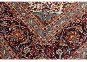 Tappeto Ardakan Medaglione Floreale Rosso Blu Scuro 300x423 Cm