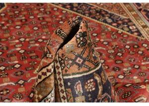 Tappeto Ardabil Stilizzato Rosso Ruggine Blu Scuro 191x290 Cm