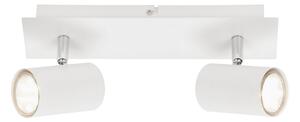 Briloner 2857-026 - Faretto SPOT 2xGU10/40W/230V bianco