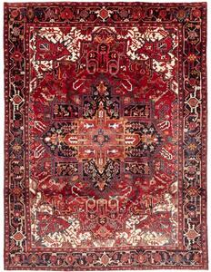 Tappeto Gorawan Stilizzato Rosso Nero 257x340 Cm