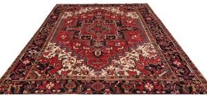 Tappeto Gorawan Stilizzato Rosso Blu Scuro 247x310 Cm