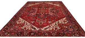 Tappeto Gorawan Stilizzato Rosso Avorio 285x358 Cm