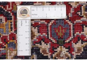 Tappeto Ardakan Medaglione Floreale Rosso Blu Scuro 256x373 Cm