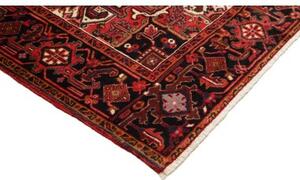Tappeto Gorawan Stilizzato Rosso Nero 260x330 Cm