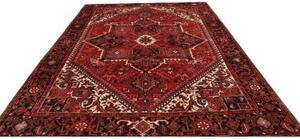 Tappeto Gorawan Stilizzato Rosso Nero 260x330 Cm